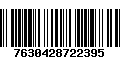 Código de Barras 7630428722395