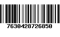 Código de Barras 7630428726850