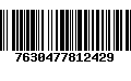 Código de Barras 7630477812429