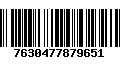 Código de Barras 7630477879651