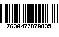 Código de Barras 7630477879835