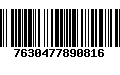 Código de Barras 7630477890816