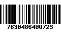 Código de Barras 7630486400723