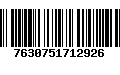 Código de Barras 7630751712926