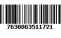 Código de Barras 7630863511721