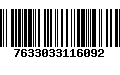 Código de Barras 7633033116092