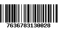 Código de Barras 7636783130028