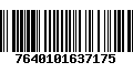 Código de Barras 7640101637175