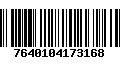 Código de Barras 7640104173168