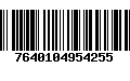 Código de Barras 7640104954255