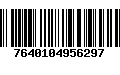 Código de Barras 7640104956297