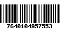 Código de Barras 7640104957553