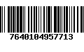 Código de Barras 7640104957713