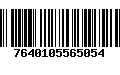 Código de Barras 7640105565054