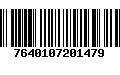 Código de Barras 7640107201479