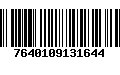 Código de Barras 7640109131644