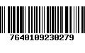 Código de Barras 7640109230279