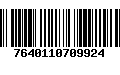 Código de Barras 7640110709924