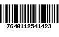 Código de Barras 7640112541423