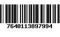 Código de Barras 7640113897994