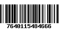 Código de Barras 7640115484666