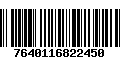 Código de Barras 7640116822450