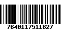 Código de Barras 7640117511827