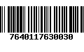 Código de Barras 7640117630030