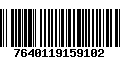 Código de Barras 7640119159102