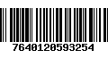 Código de Barras 7640120593254