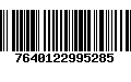 Código de Barras 7640122995285