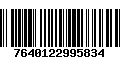 Código de Barras 7640122995834