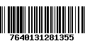 Código de Barras 7640131281355