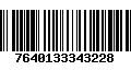 Código de Barras 7640133343228