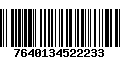 Código de Barras 7640134522233