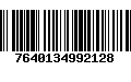 Código de Barras 7640134992128