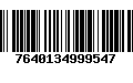 Código de Barras 7640134999547