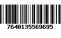 Código de Barras 7640135569695