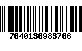 Código de Barras 7640136983766