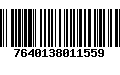 Código de Barras 7640138011559