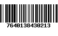 Código de Barras 7640138430213