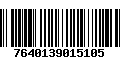 Código de Barras 7640139015105