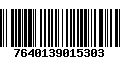 Código de Barras 7640139015303