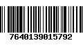 Código de Barras 7640139015792