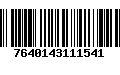 Código de Barras 7640143111541