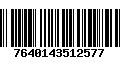 Código de Barras 7640143512577