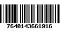 Código de Barras 7640143661916