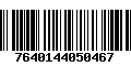 Código de Barras 7640144050467