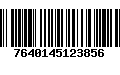 Código de Barras 7640145123856