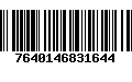 Código de Barras 7640146831644